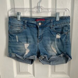 Wax Jean Women's Small Light Blue Denim Cotton Jean Shorts